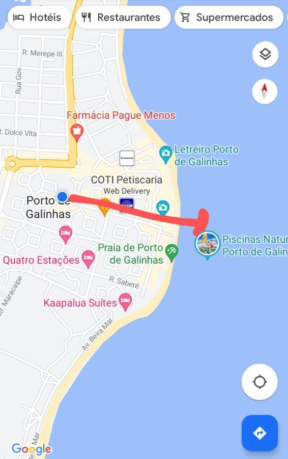 Cantinho Da Cherie Centro Porto De Galinhas, 5 Minutos A Pe Para As Piscinas Naturais Экстерьер фото